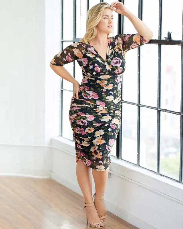 Betsey Ruched Dress - Sale