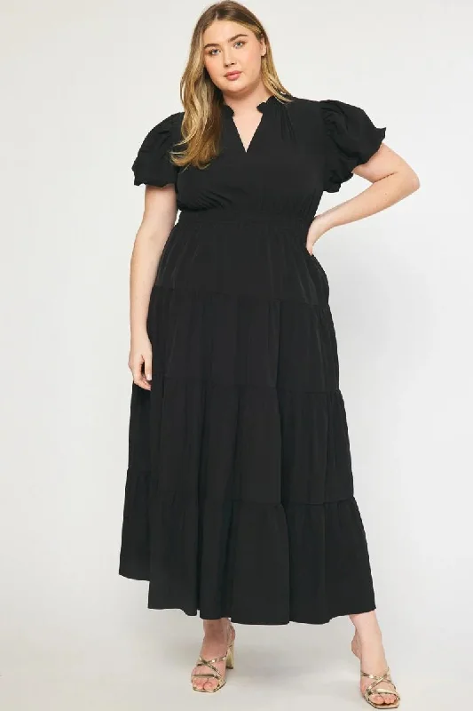 Summer Inspiration Black Maxi Dress