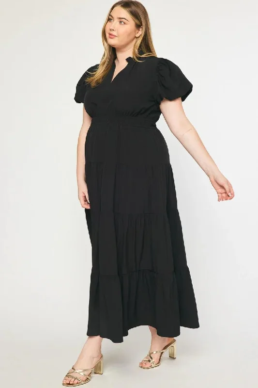 Summer Inspiration Black Maxi Dress