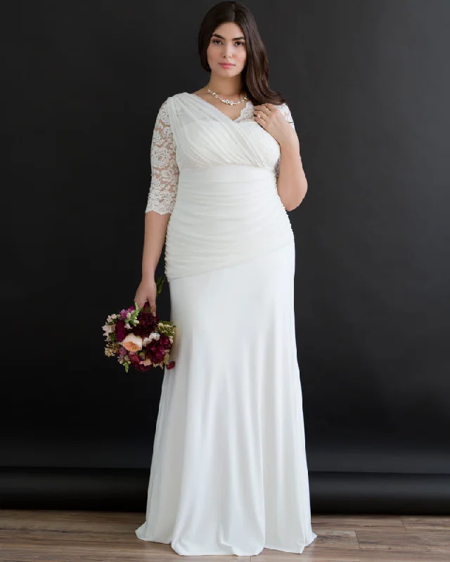 Elegant Aisle Wedding Gown