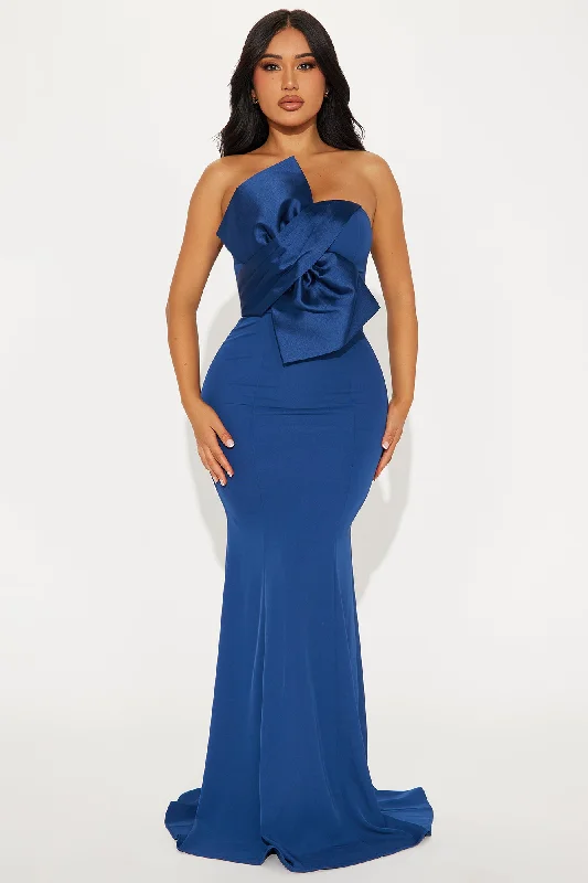 Elegant Moment Gown - Navy