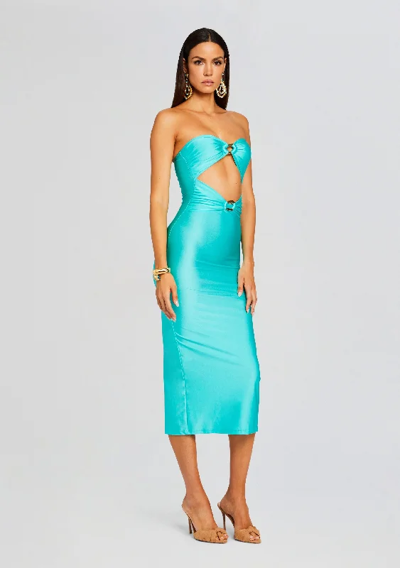 Ida Lycra Midi Dress