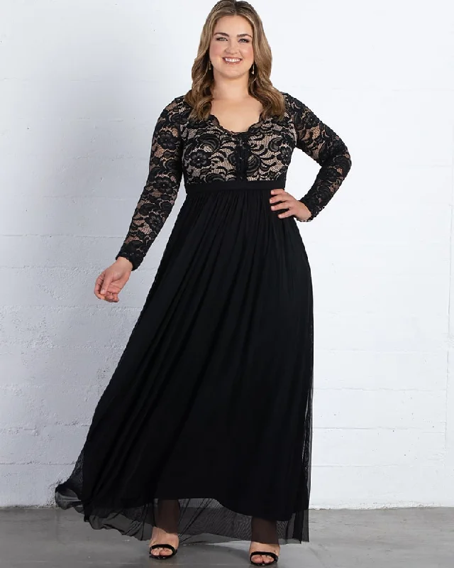 Jasmine Lace Evening Gown - Sale!