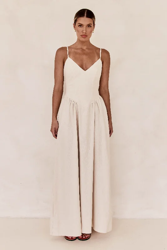 Piper Maxi Dress (Sand)