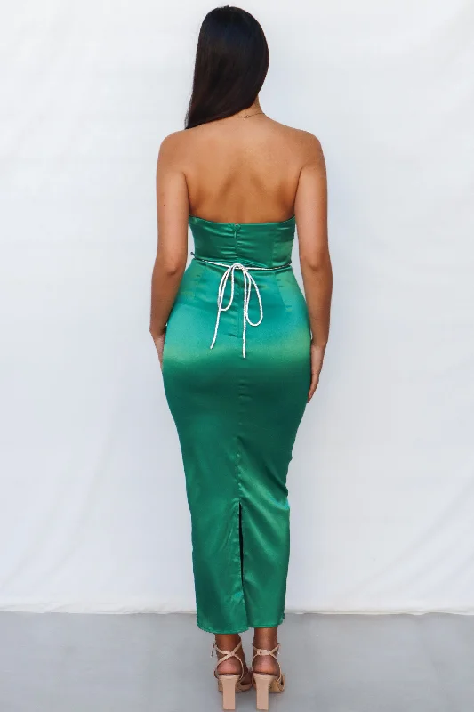 Tisha Midi Dress - Green