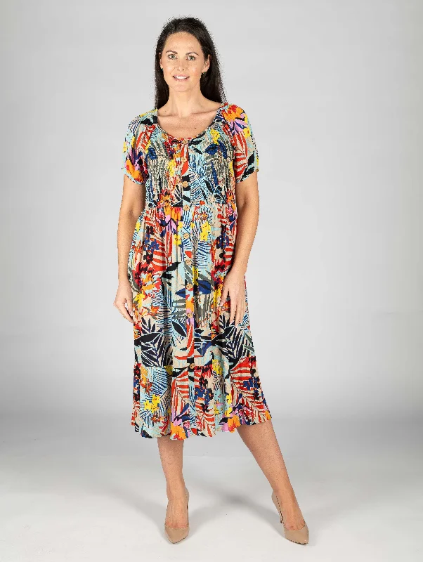 Tropical Print dress