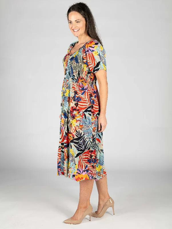 Tropical Print dress