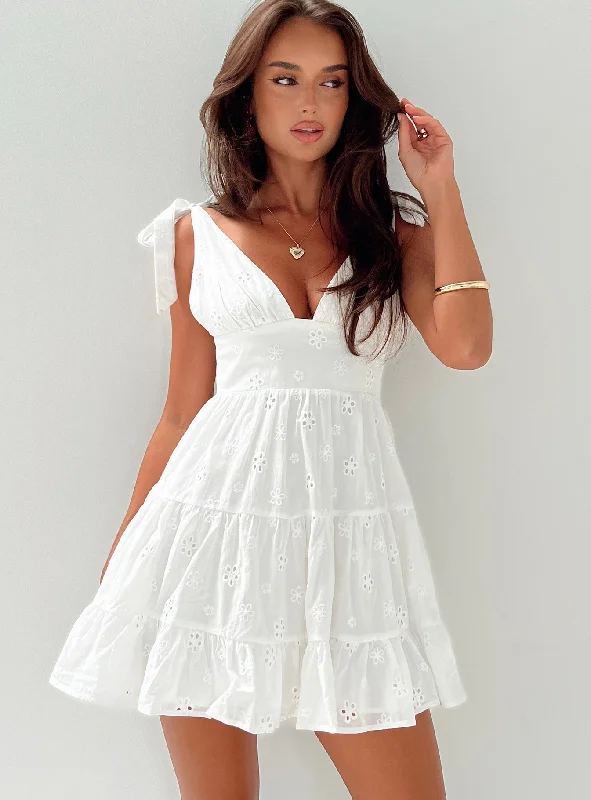 Galvis Mini Dress White