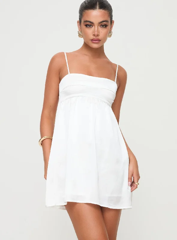 Ortega Mini Dress White