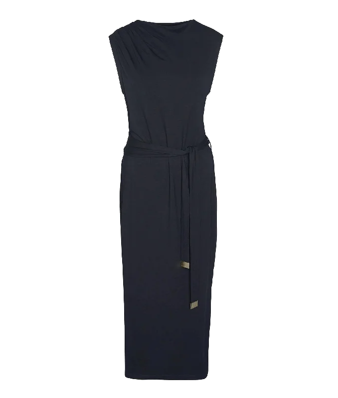 Courtney Midi Dress - Black