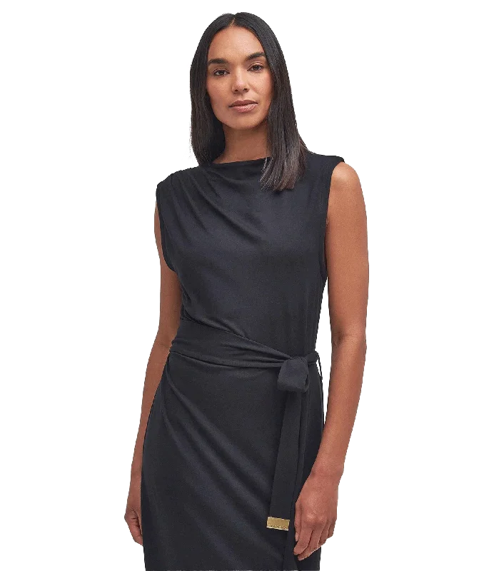 Courtney Midi Dress - Black